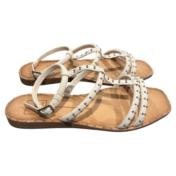 Dolce Vita Cream Gladiator Sandals with Studded Straps - Picture 2 of 6